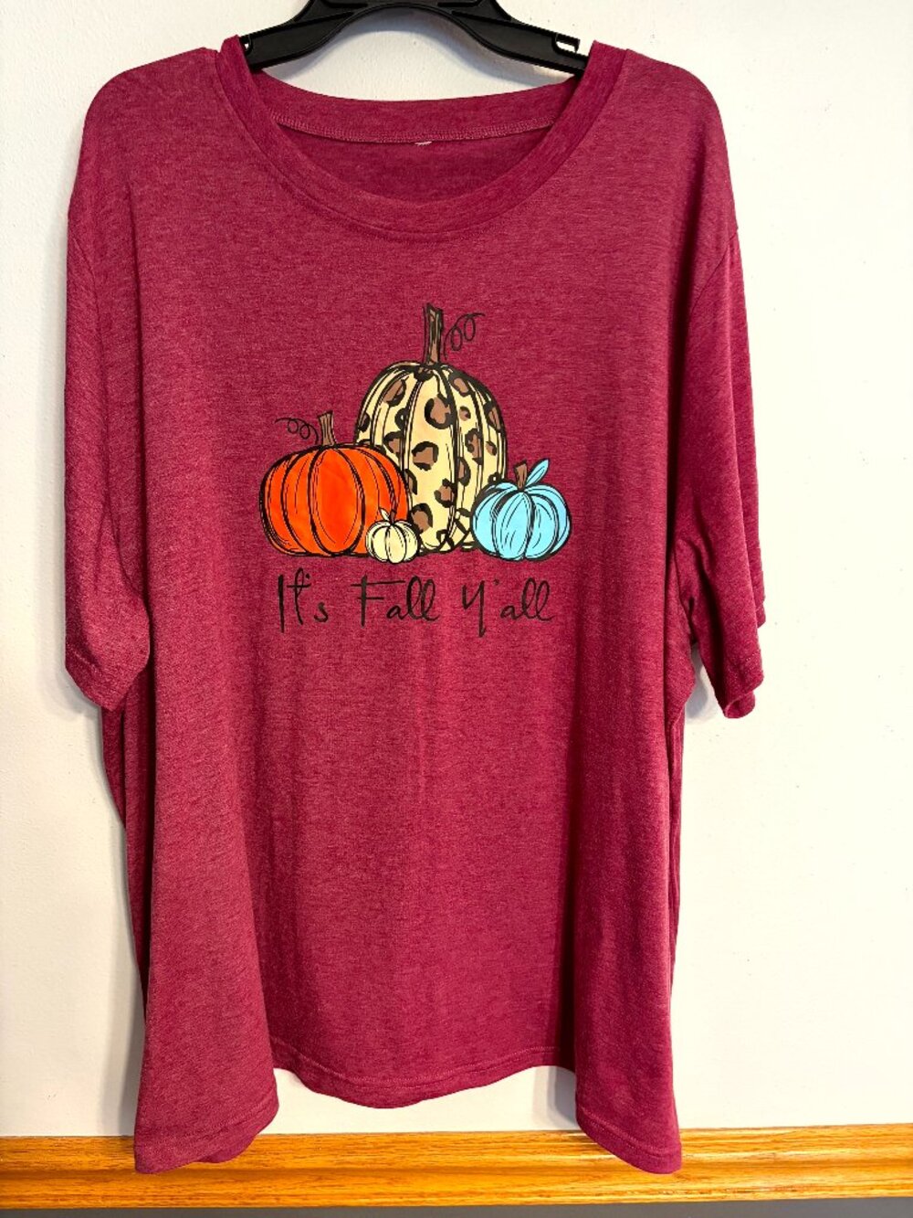 "It's Fall Y'all" Plus Size Graphic T-shirt Size 2x-3X Pumpkins